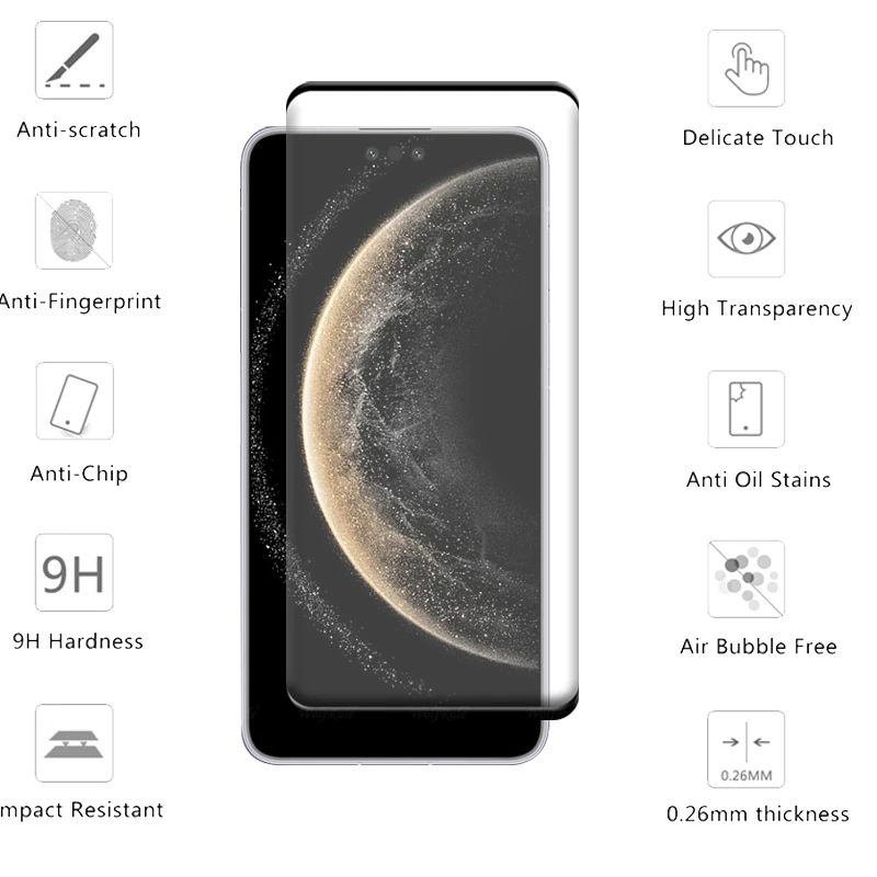 1/2/3/4 PCS For Huawei Mate 70 Pro Glass Huawei Mate 70 Pro Tempered Glass 9H HD Full Curved Screen Protector Huawei Mate 70 Pro