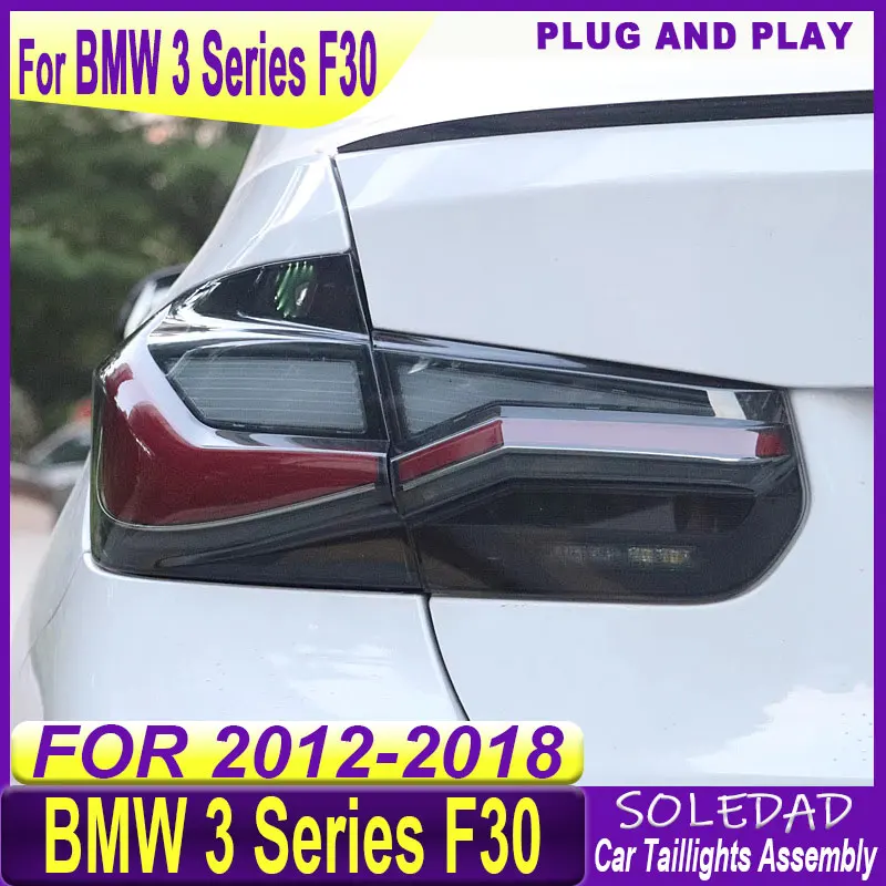 2pcs Car taillight for BMW F30 LED Tail Light 2013 2014 2015 2016 2017 2018 2019 F35 F80 3D Rear Lamp DRL Signal Car Accessories