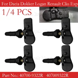 FOR 2010-2017 DACIA DUSTER SANDERO II TPMS DACIA 433MHz TIRE PRESSURE SENSOR TMPS SENSOR 40700-9322R 407009322R 40700-5642R