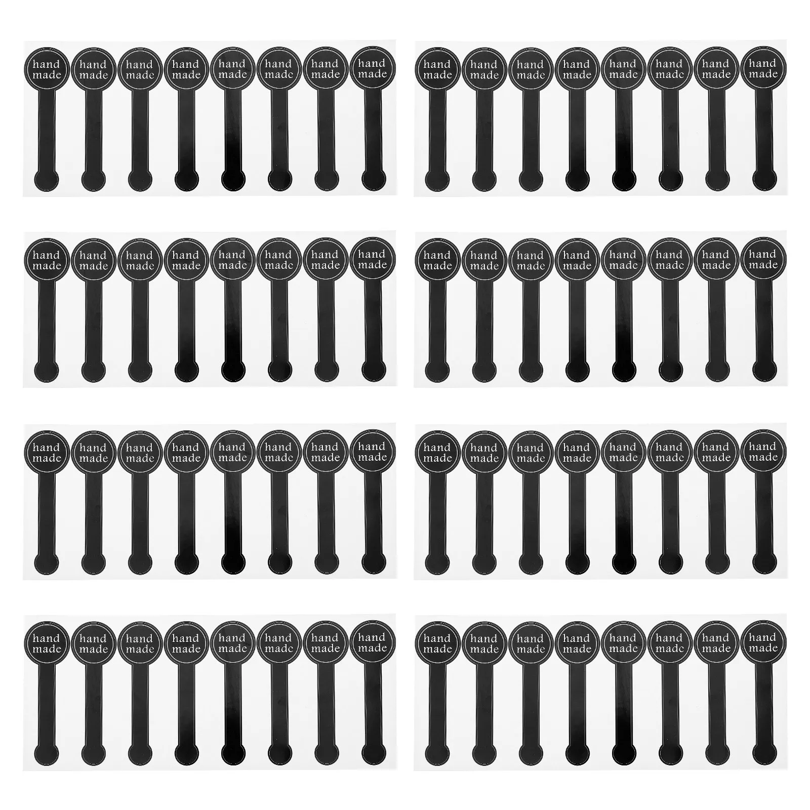 

200Pcs Label Stickers Self-Adhesive Sealing Stickers Paper for Candy Bags Gift Boxes Scrapbooking Handmade DIY Projects