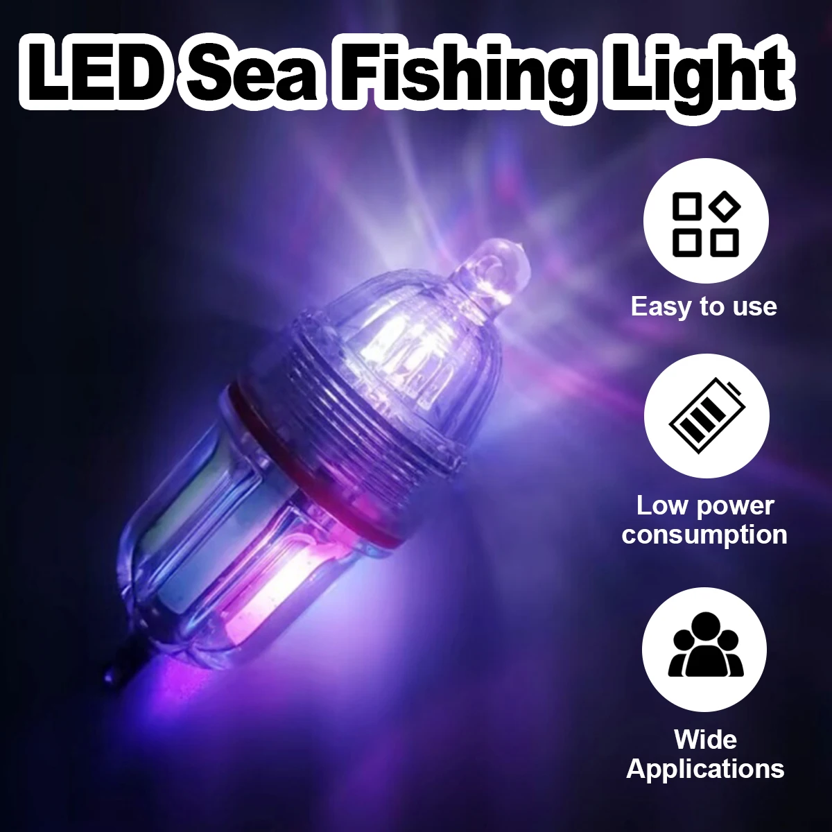 

Deep Drop Led Fishing Light Lights Underwater Water Diving Bow Night Stick Flash Pool Indicator Outdoor Carp Equipment Accessory