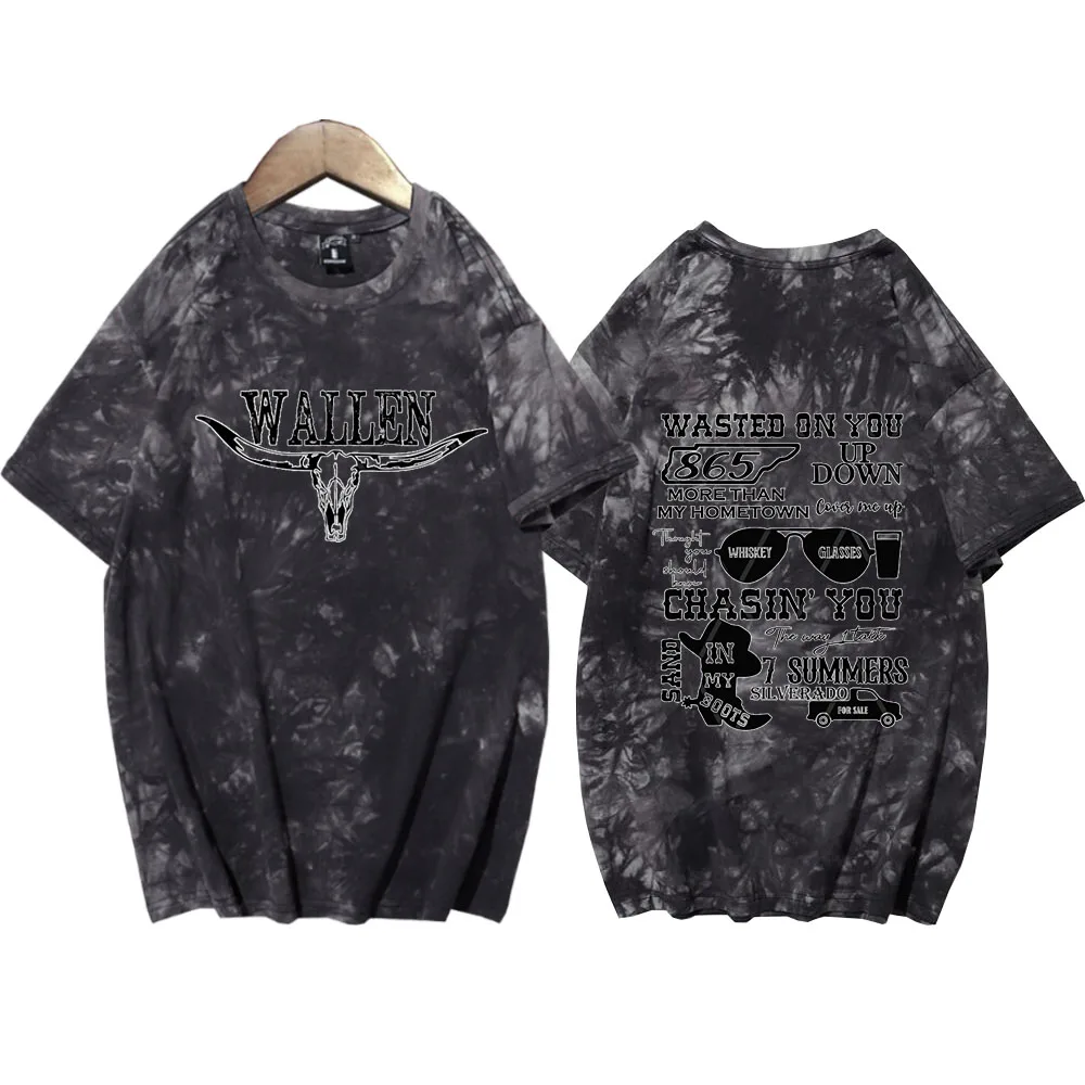 

Morgan Wallen Dangerous The Double Album 2024 Unisex Round Neck Short Sleeve T-shirt Tie Dye Shirts