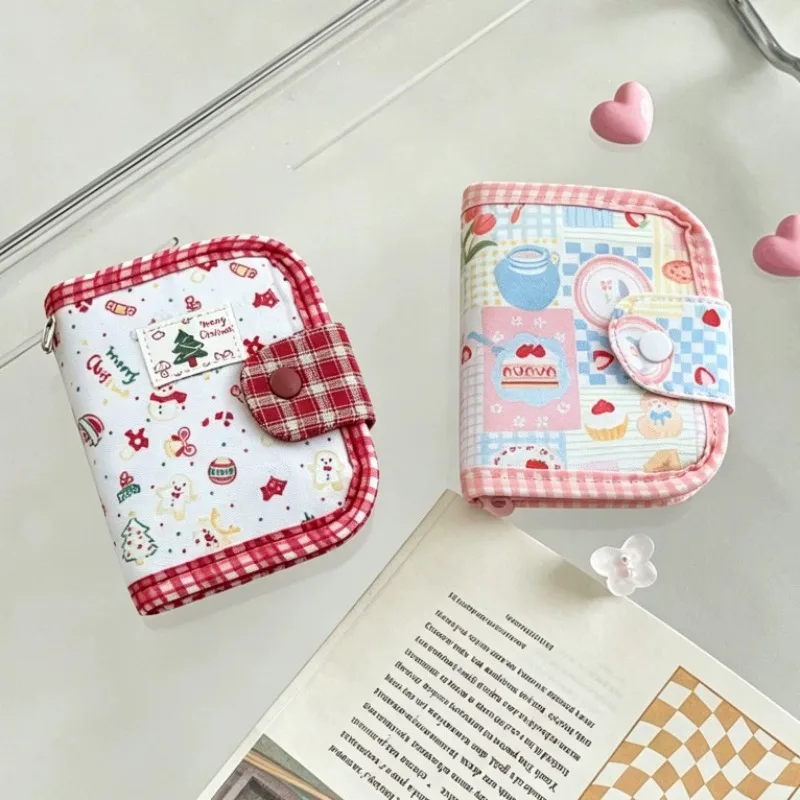Card Holder Bag Cute Girls Portable Travel Card Holder Multi-function Mini Coin Purse Portable ID Passport Storage Wallet
