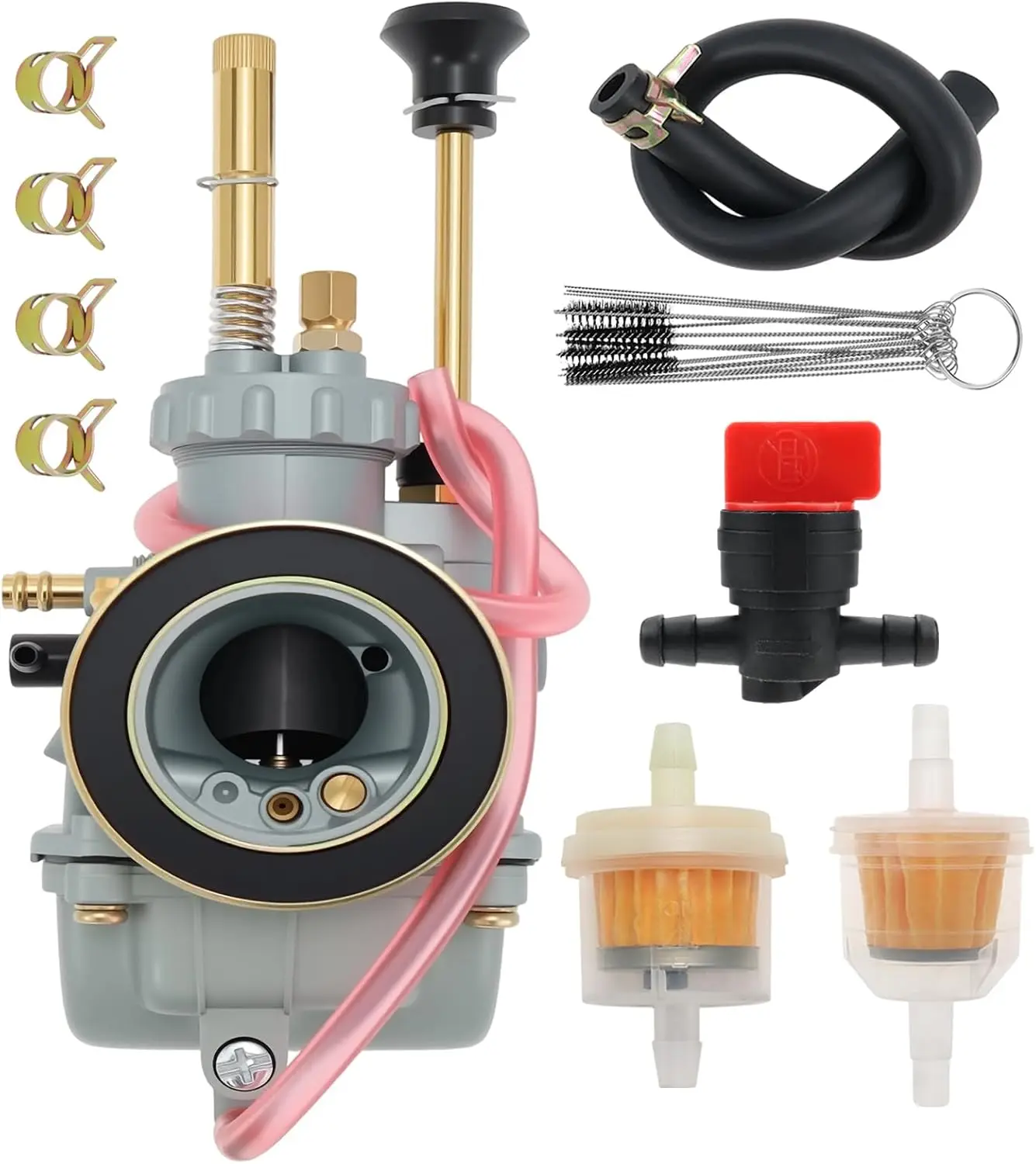 For Kawasaki KM100 1976-1981 KE100 1976-2001 with Fuel Filter   Carburetor 16001-1185