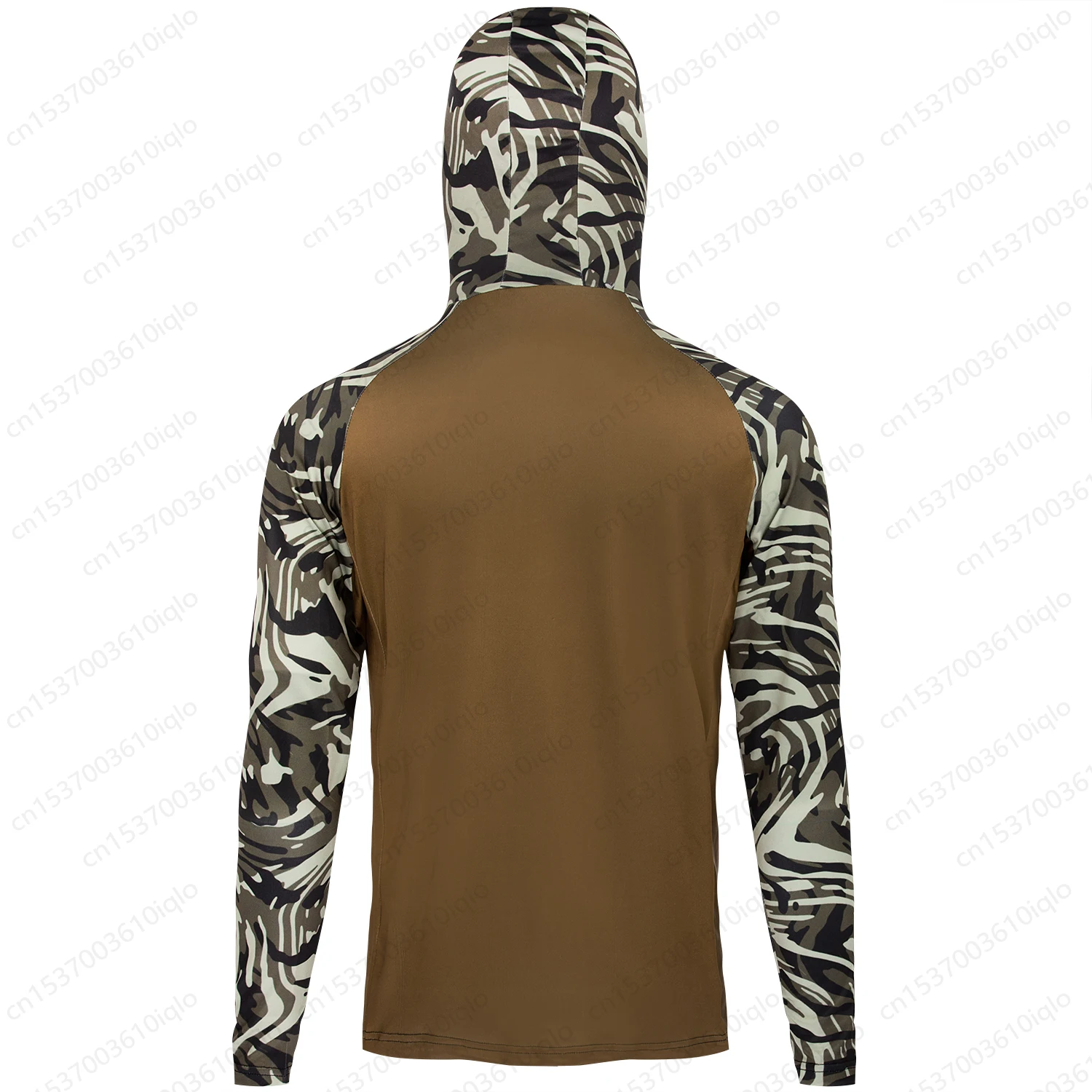 HUK Fishing Shirts Mask Neck Hoodie Clothing Men Long Sleeve Fishing Clothes UV Protection Anti Mosquito Fishing Jersey