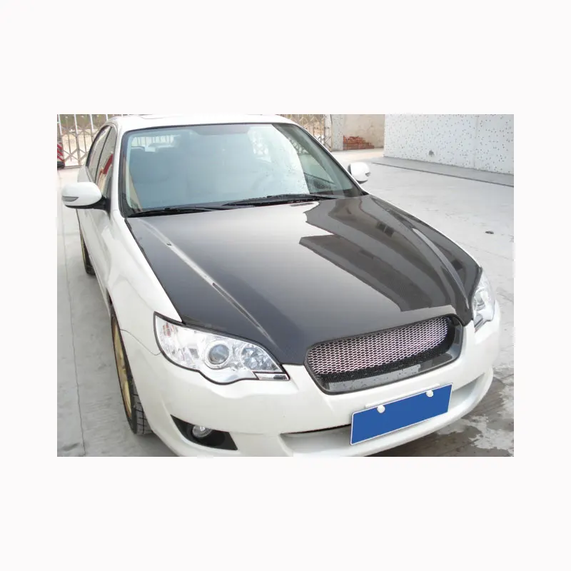 

New Carbon Fiber Front Bonnet Engine Hood Lid Cover with Clips for 2006-2007 for Subaru Legacy