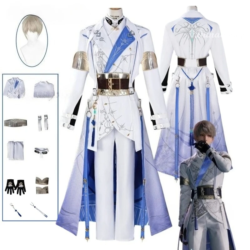 

Lumiere Xavier Косплей Love and Deepspace Костюм Игра Prince Shen xinghui Униформа Опора Маска Костюм Хэллоуин Вечеринка для Женщин Мужчин