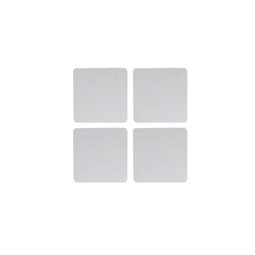 Shatterproof thick acrylic mirror wall sticker with clear reflection safe rounded corners DIY simple easy application