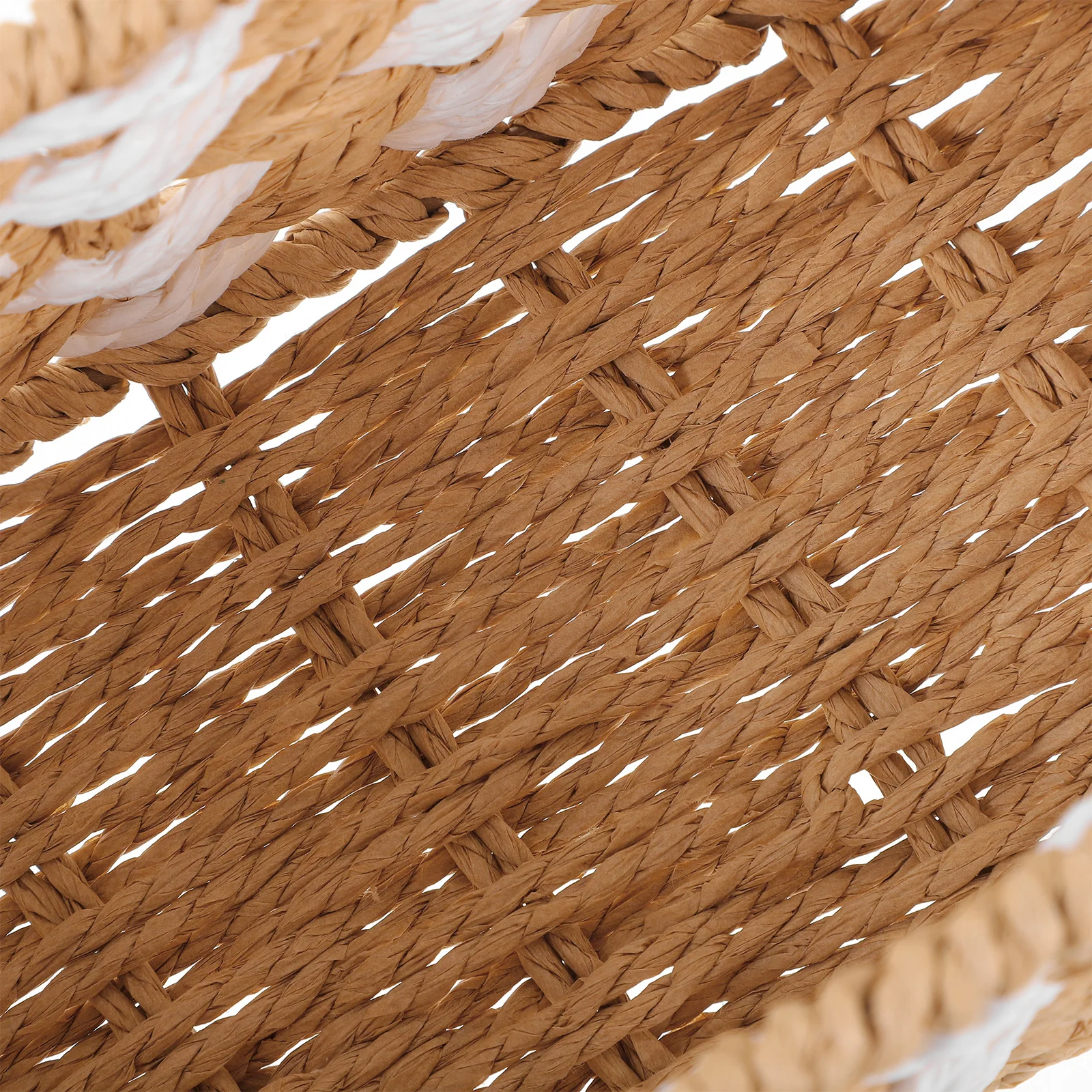 

Woven Snacks Basket 30Cm Storage Organizer For Home Office Desktop Sundries Container Household Woven Box Decorative Basket