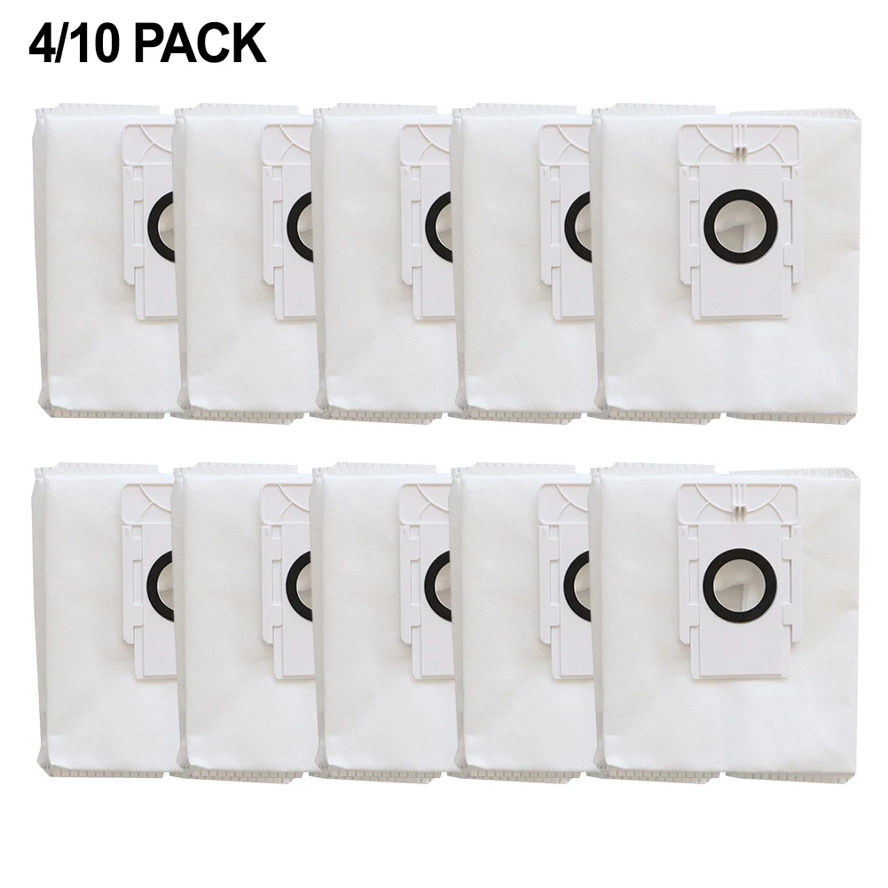 10pcs Robot Vacuum Cleaner Dust Bag For Tapo RV30 Plus And RV10 Plus RVA200 Leakproof Dust Bag Replacement Parts