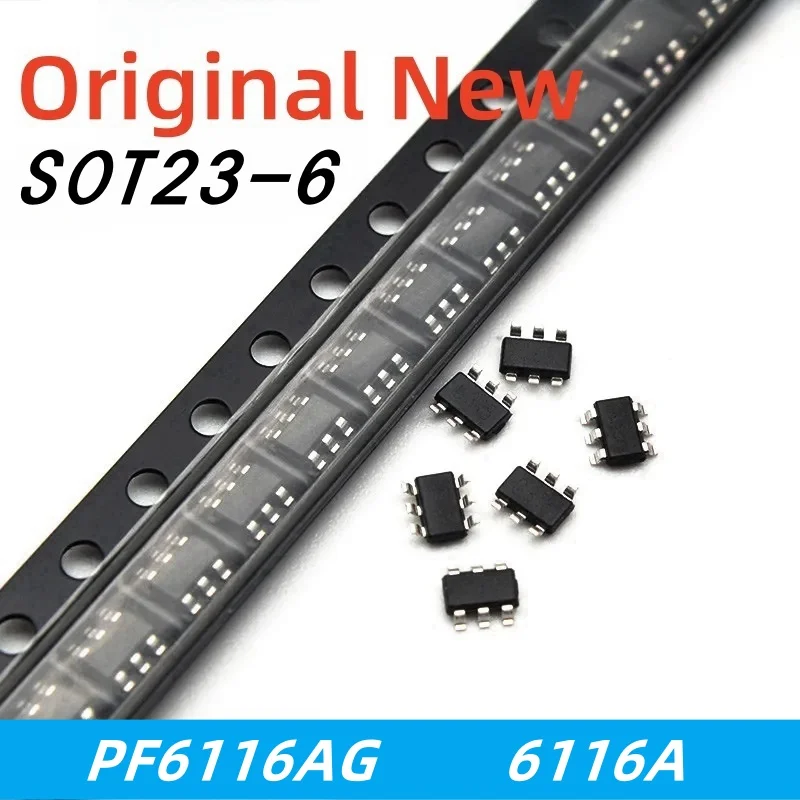 

10pcs 100% New PF6116AG PF6116A 6116A sot23-6