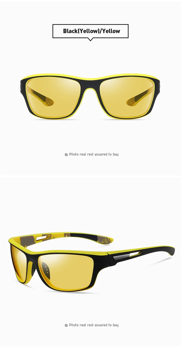 Outdoor-Sport Quadrat Myopie Sonnenbrille Männer polarisierte Mode Anti-Blend-Windschutz verschreibung pflicht ige Sonnenbrille 0 -0.5 -0.75 bis -6.0 – Detail 14