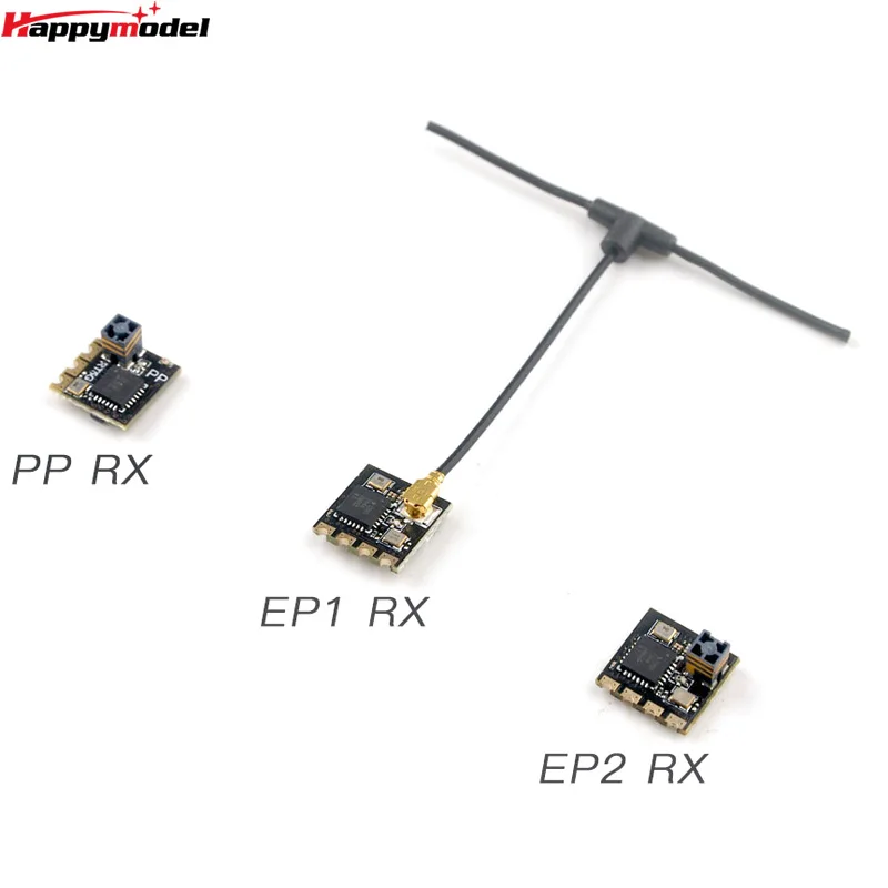 HappyModel Receptor de Longo Alcance, ExpressLRS, ELRS Nano, Avião RC, FPV, Longo Alcance, LR4, LR7, PP EP1 EP2 RX, 2.4G, Módulo ES24TX