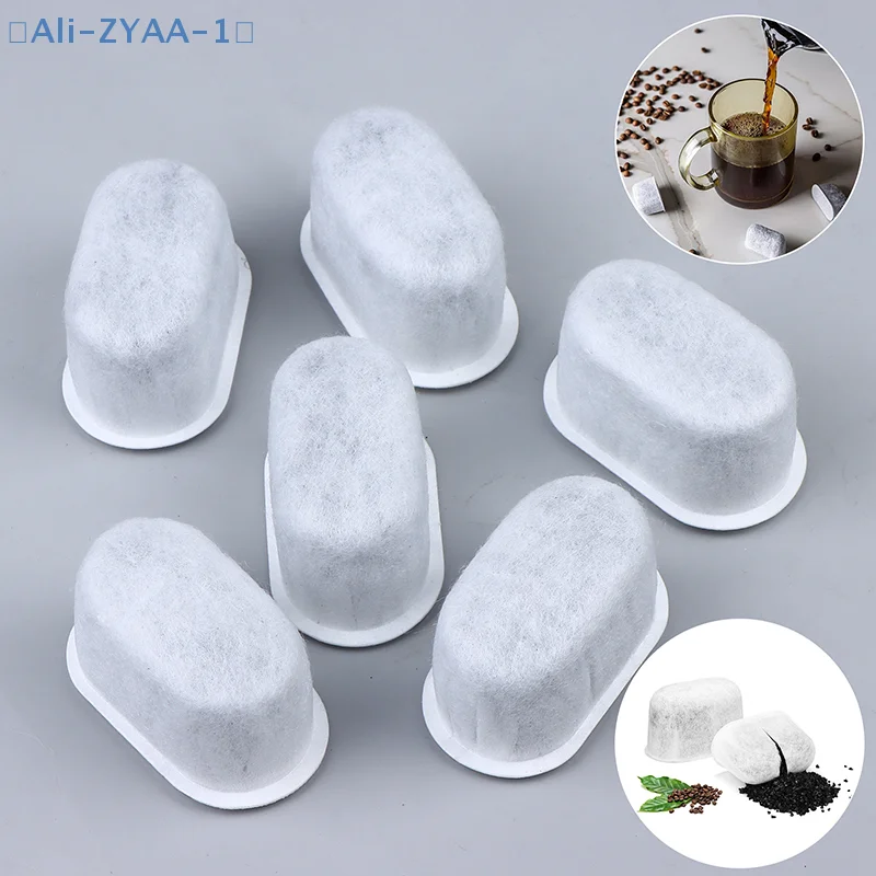 【ZYAA-1】For NINJA ES601 ES701 Espresso Coffee Machine Replacement Charcoal Water Filters 6/12PCS Coffee Filter