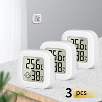 Mini LCD Digital Thermometer Electronic Temperature Humidity Meter Indoor Household Sensor Gauge Weather Station For Home