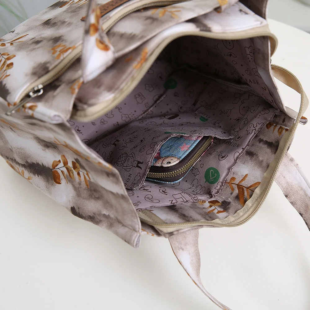 قماش سميك جديد، أنيق وبسيط، طراز عرقي، حقيبة يد، حقيبة تسوق للاستخدام اليومي، حقيبة متنوعة، حقيبة غداء، حقيبة بينتو #4