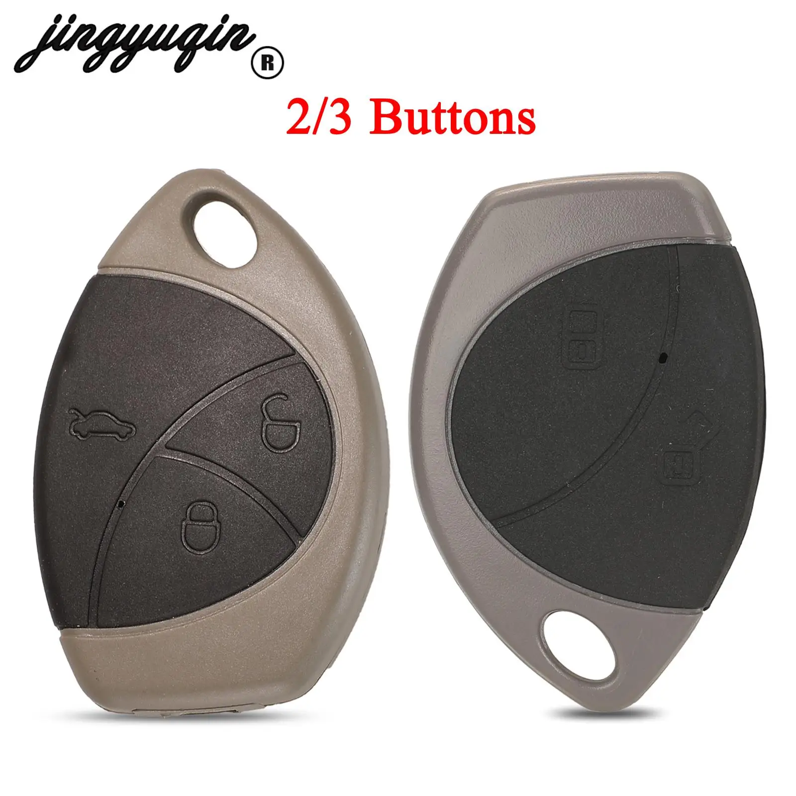 jingyuqin For Malaysia Local Toyota Truguard Remote Car key Case Shell 2/3 Buttons Fob Key Blank Cover Replacement