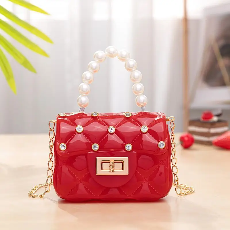 New Heart Pattern Mini Shoulder Bags PU Small Satchel Women Girls Coin Wallets Purse Durable Handbags Streetwear Accessory