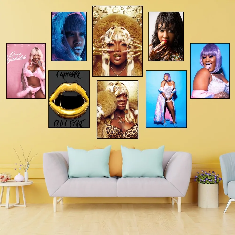 Rapper Cupcakke Dauntless Manifesto Poster Prints Wall Painting Bedroom Living Room Decoration Office Home