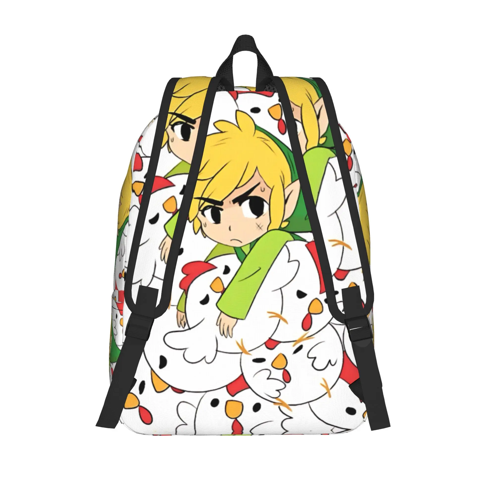 Fashion Z Zelda RPG Game Backpack  Mochilas Classic Campus Retro Washable Rucksack