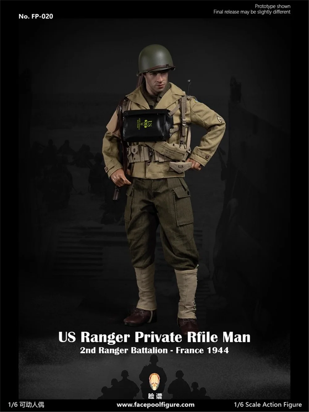 1/6th Facepoolfigure FP020 US. Soldier Ranger Operation Male Doll Full Set Moveable Action Figure 12" Gift For Fans Collect