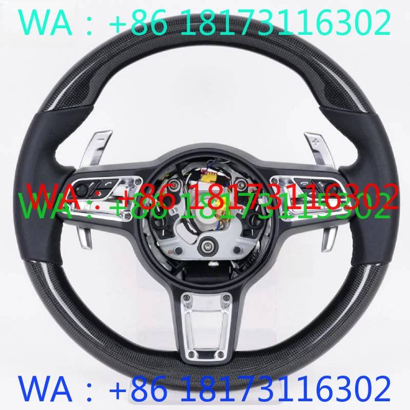 

Factory Bestseller Premium Carbon Fiber Leather Steering Wheel for Macan Panamera Cayenne