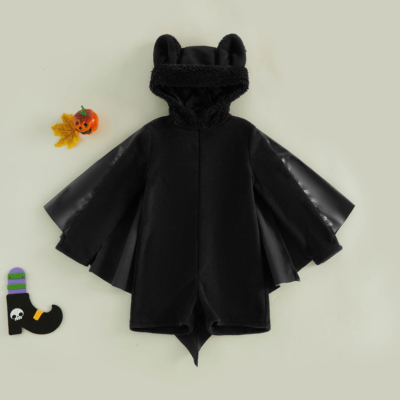 Kid Bat Costumes Toddler Halloween Jumpsuit for Boy Girls 18M-6T