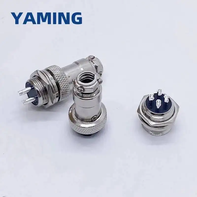 10pcs 남성-여성 커넥터 GX16 금속 항공 소켓 커플러 2/3/4/5/6/7/8/9 ... - 3