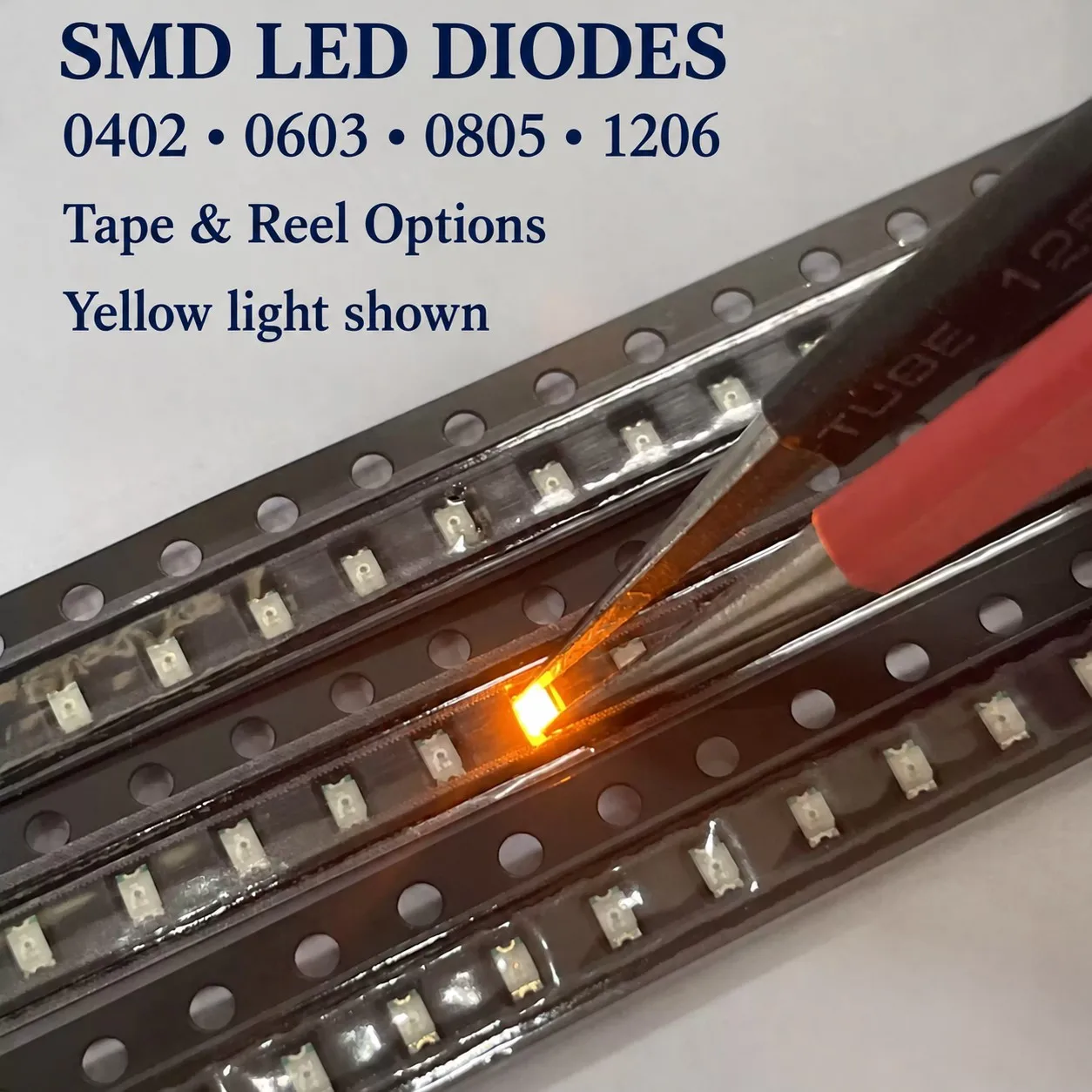 0402 0603 SMD LED Diodes 11 Color Options 3000/4000PCS Reel Surface Mount Chip LEDs for PCB Indicators DIY Prototyping & Repair