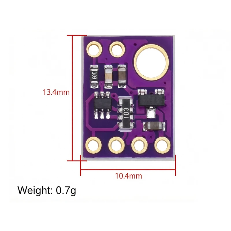 GY-49 Ambient Light Sensor Module MAX44009 High Precision I2C Light Intensity Detection Board for Arduino Raspberry Pi