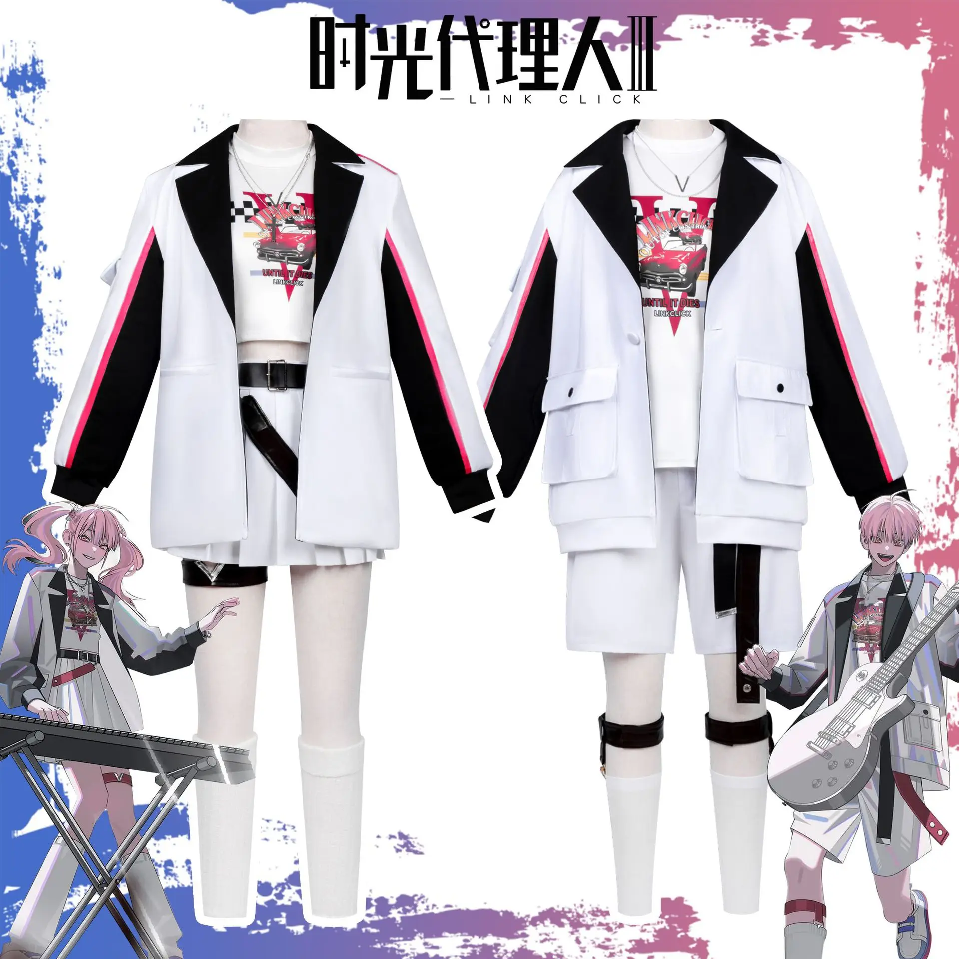 

Аниме Link Click Косплей Ли Тянь Си Костюм Школьная Юбка Униформа Костюмы Группа Event Comic Con Campus Вечерние Наряды