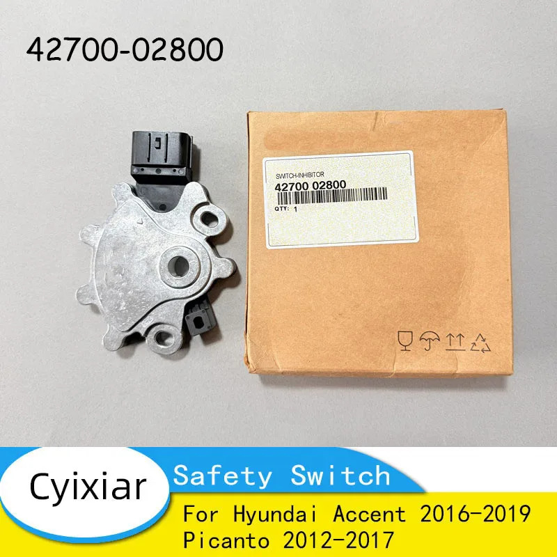 Brand New Car Neutral Safety Switch for Hyundai Accent 2016-2019 Picanto 2012-2017 42700-02800 4270002800