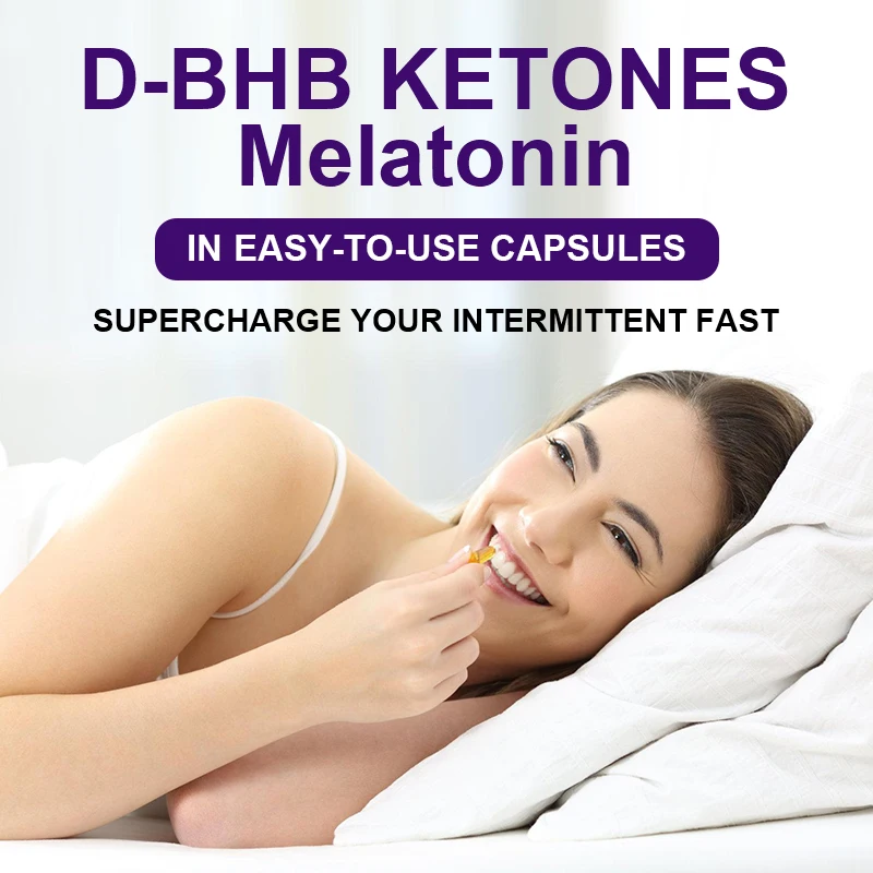 Keto Melatonin Capsule, Support Healthy Sleep Patterns, Night Sleep Support Slimming And Weight Loss, For Both Men & Wom