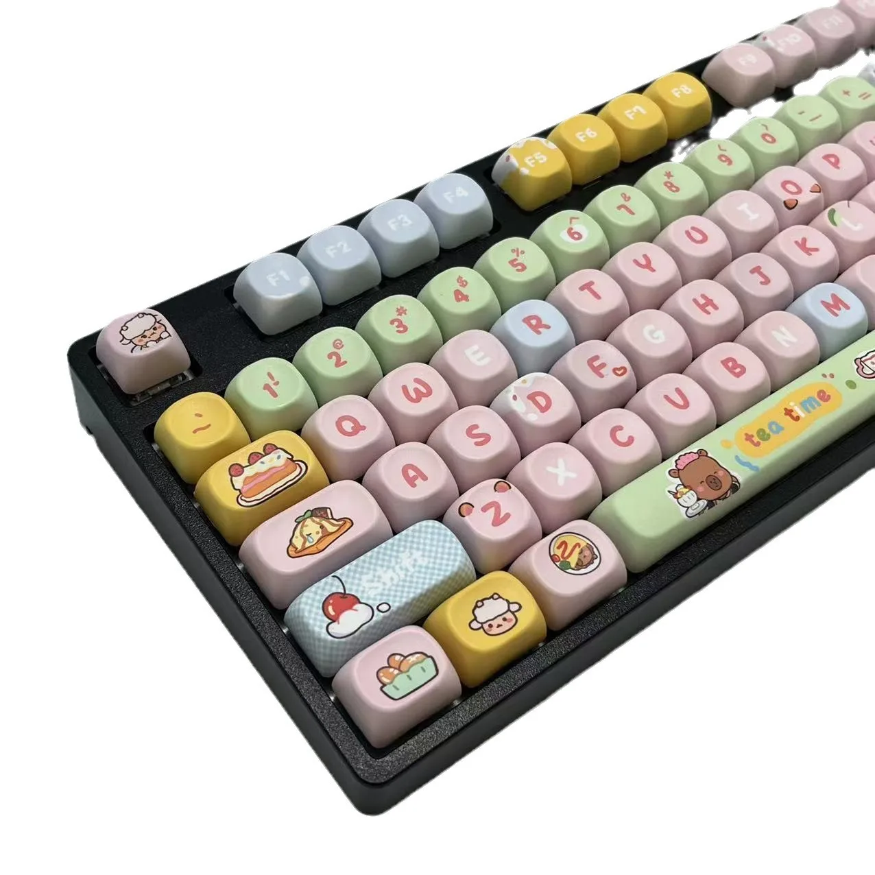 

Key mechanical, keyboard white light, wired cute dolphin