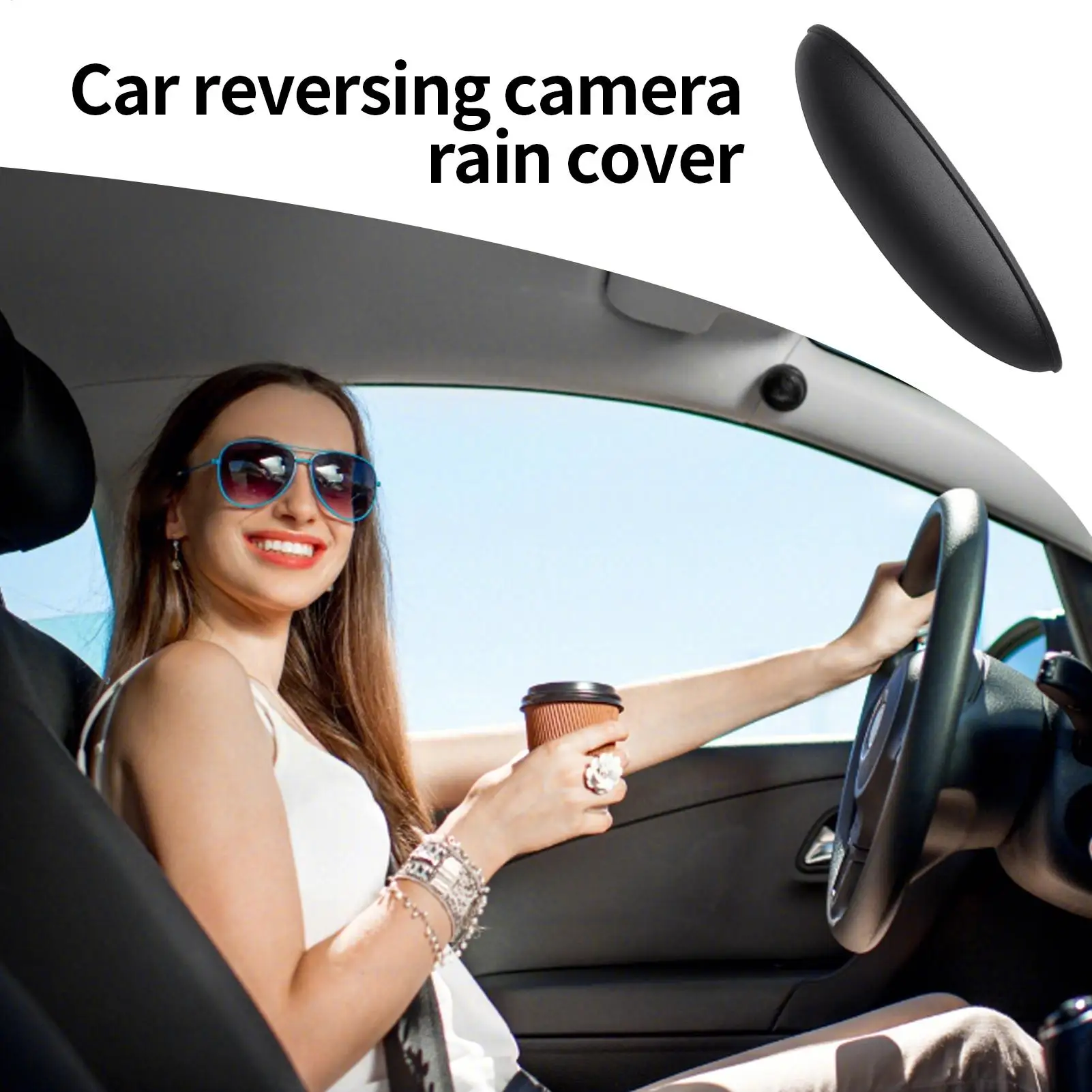 Backup Camera Rain Shield Car Reverse Camera Anti Rain Trim Guard Modification Protector For Automotive Vehicles SUV Sedans