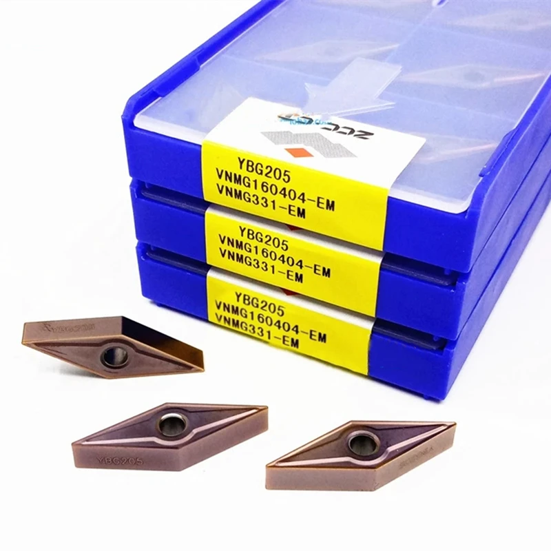 

Zcc.Ct Original Vnmg 160404 -Ef Vnmg 160408 -Ef Vnmg 160404 -Em Vnmg 160408 -Em Ybg205 Lathe Carbide Tool Outer Circular Cnc Turning Blade Processing Stainless Steel