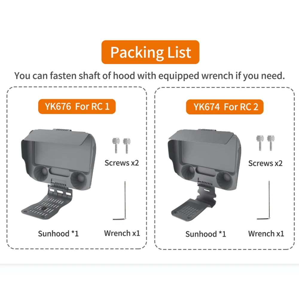 Protetor de tela escudo para dji rc/rc 2 controle remoto pára-sol caso proteção silicone para ar 3s/neo/mavic 3/mini 4 pro