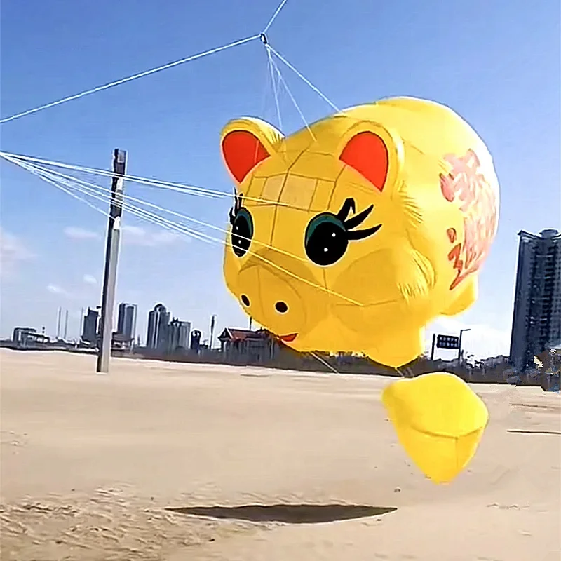 Free shipping 3.5m Zebra Kite Soft kite 10m Moon camel Golden pig kite kites for adults kite surfing kite inflatable toys fun