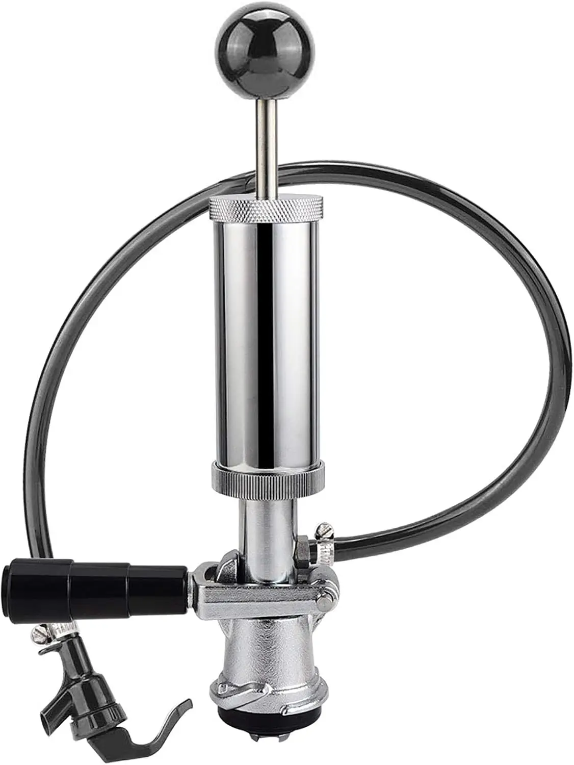

Chrome - Plated Beer Keg Party Pump, 4 - inch, for Homebrew