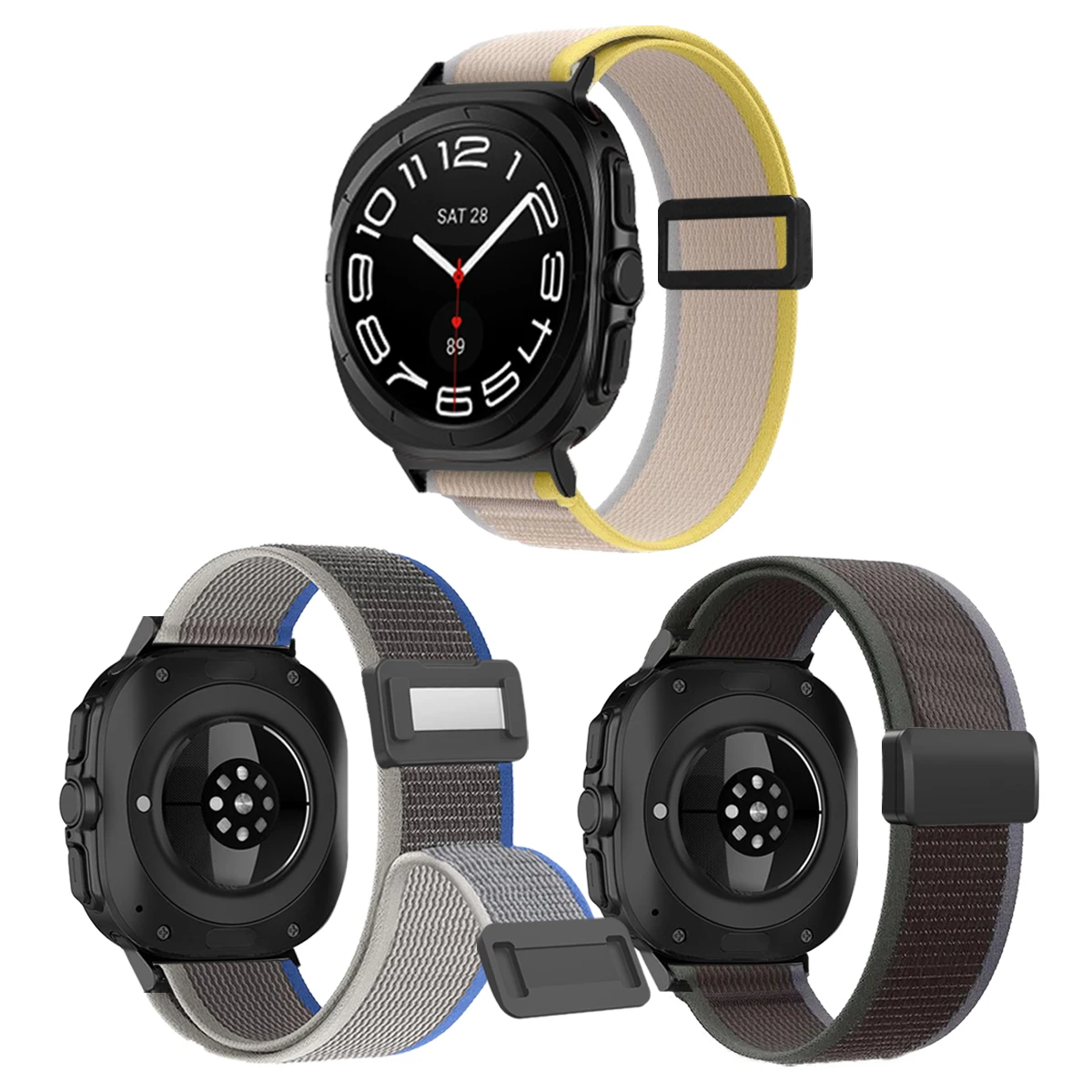 Pasek do zegarka Samsung Watch 7 Ultra Band Trail Loop Klamra magnetyczna do zegarka Galaxy Watch 7 Ultra Bransoletki na nadgarstek Pasek do zegarka