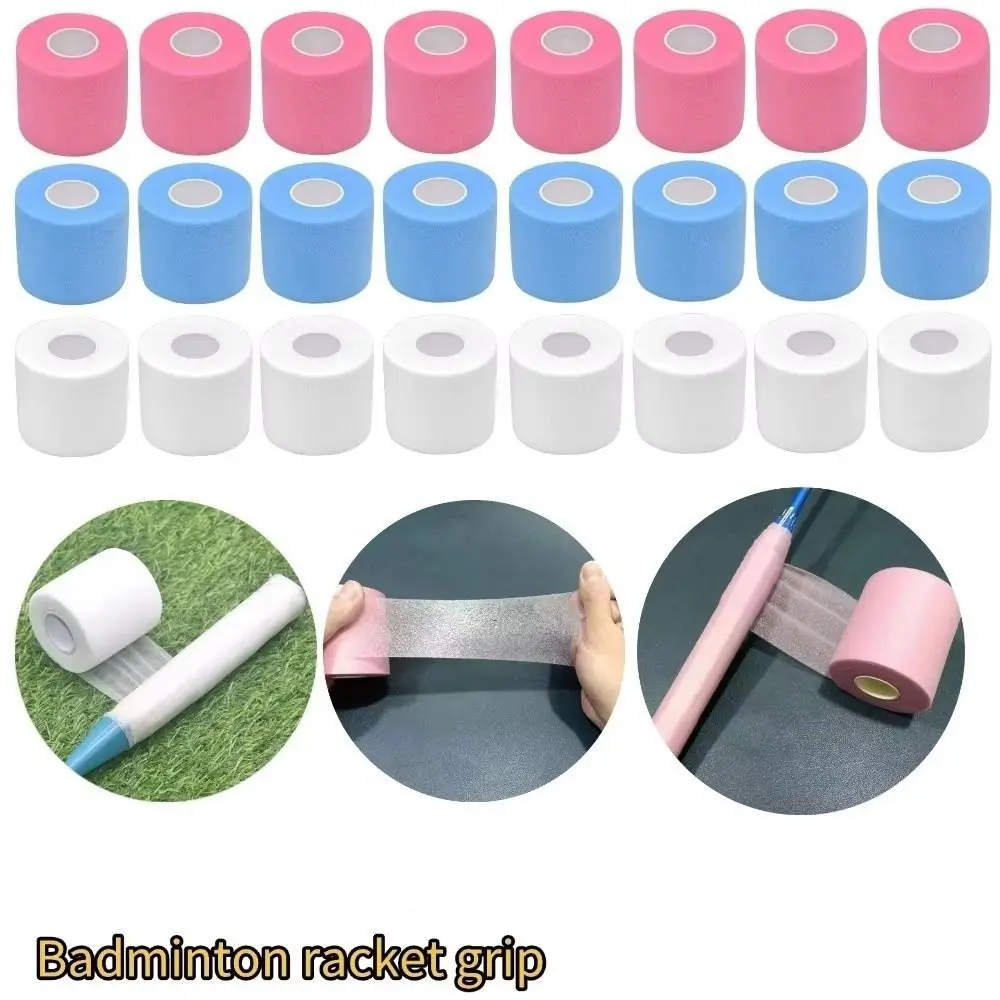 

New Anti-slip Badminton Racket Glue Towel Tape Sponge Thickened Overgrip Tape 7cmx27m Racket Grip Tape Racket