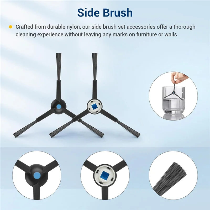 ABGP-متوافق مع ECOVACS Deebot X8 Pro Omni، مجموعة ملحقات لـ ECOVACS Deebot X8 Pro Omni