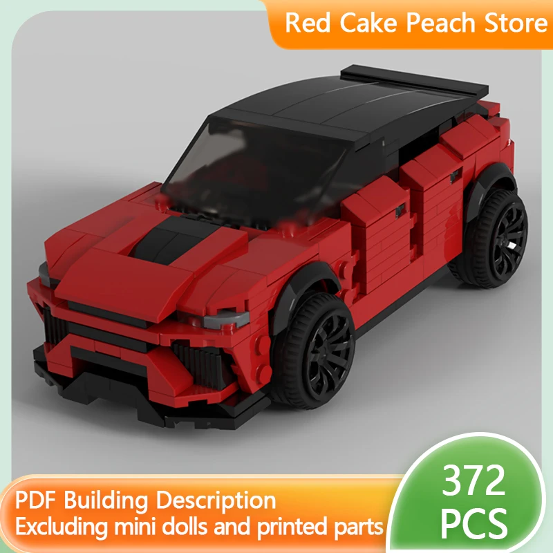 

Модель городской автомобиль MOC, строительные кирпичи, Urus, спортивный универсальный автомобиль, модульная технология, детские праздничные подарки, сборные игрушки, костюм