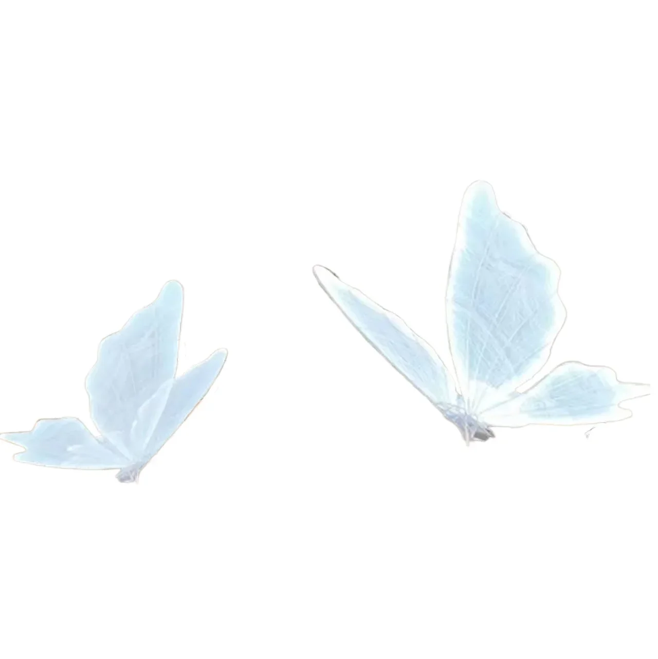 JMZ LED Hanging Lamp Butterfly Wings Light Wedding Decoration Romantic Party Stage Lighting for Walkway Event Venue Decor