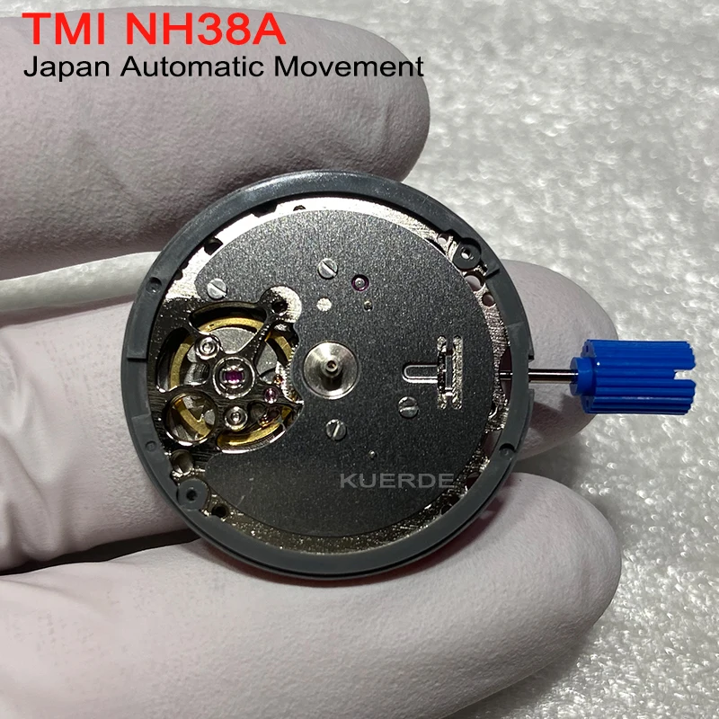 Movimento Mecânico Relógio Automático, Alta Precisão, Peças de Reparação Top, Nova Importação Japão, Original, TMI, NH38A, 24 Jóias
