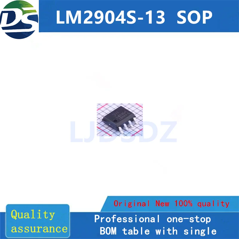 1 0 قطعة/الوحدة LM2904S-13 SOP جديد في المخزون