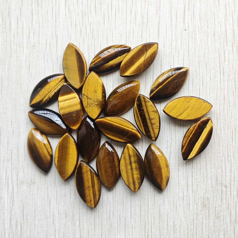 New natural stone mix marquise shape cabochon beads for Jewelry Accessories making 15x30mm free shipping Wholesale 24pcs/Lot