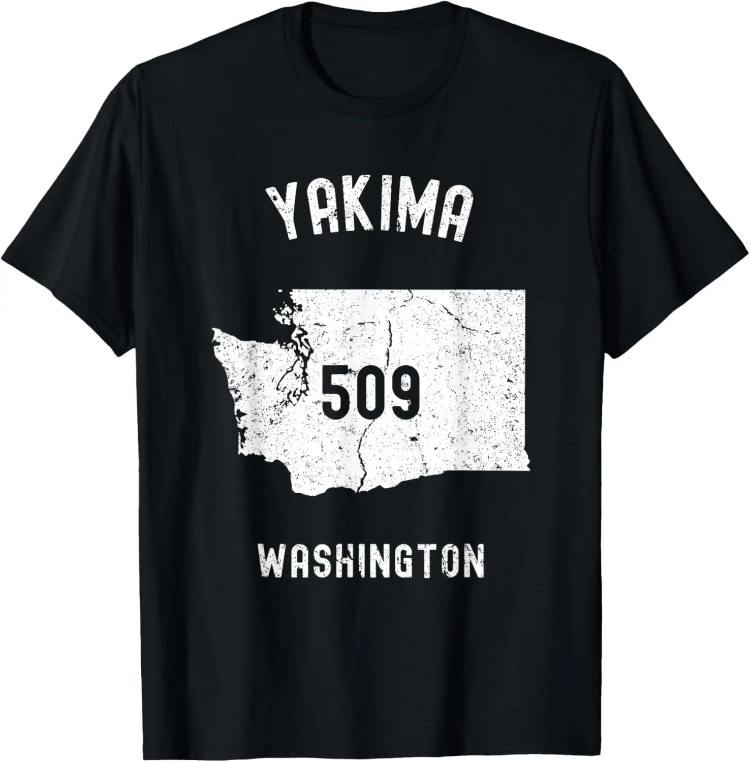 Yakima Washington WA 509 Vintage Athletic Style T-Shirt