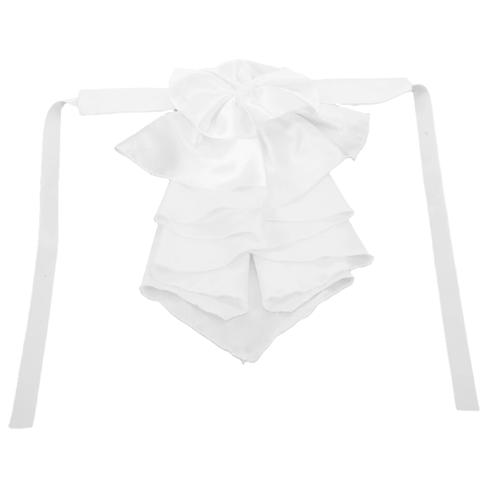 

Retro Ruffle For Women Detachable Fake Shirt Collar Vintage Neck Accessory Lightweight White Faux Collar Travel Friendly