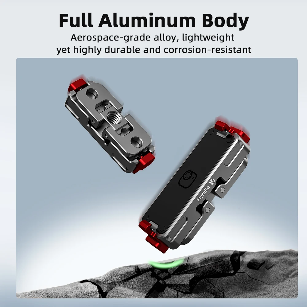 

Aluminum Alloy Base for Insta360 GO Ultra Camera Magnetic Quick-release Base Expansion Accessories